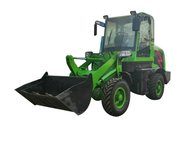 Electric mini wheel loader HJ08E