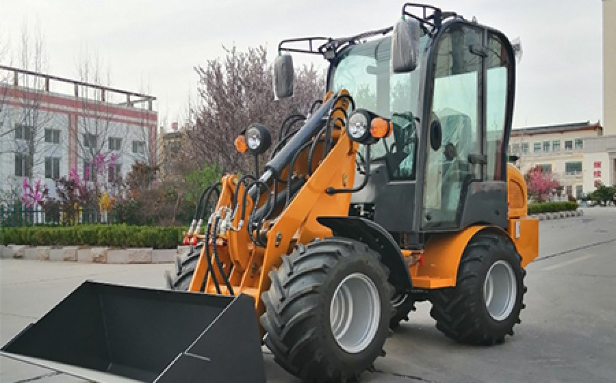 Loader use and maintenance instructions in Winter.