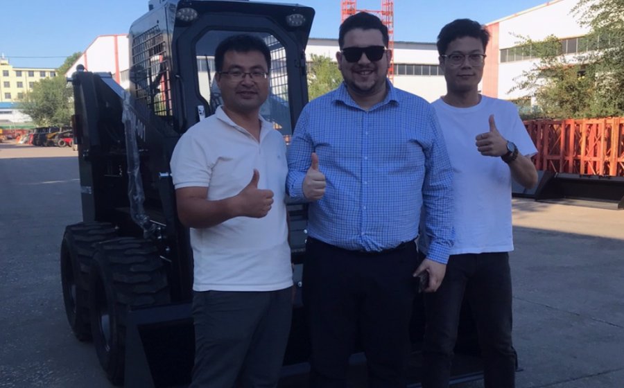 Venezuela Customer To Visit Our Skid Steer Loader Factory